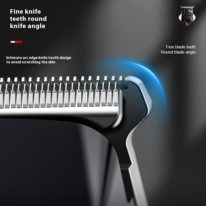 (image for) MARSKE MS-5601 Hair Clipper for Men With Fade Design LED Display Cordless USB Rechargeable Stainless Steel Blades 1800mAh Battery
